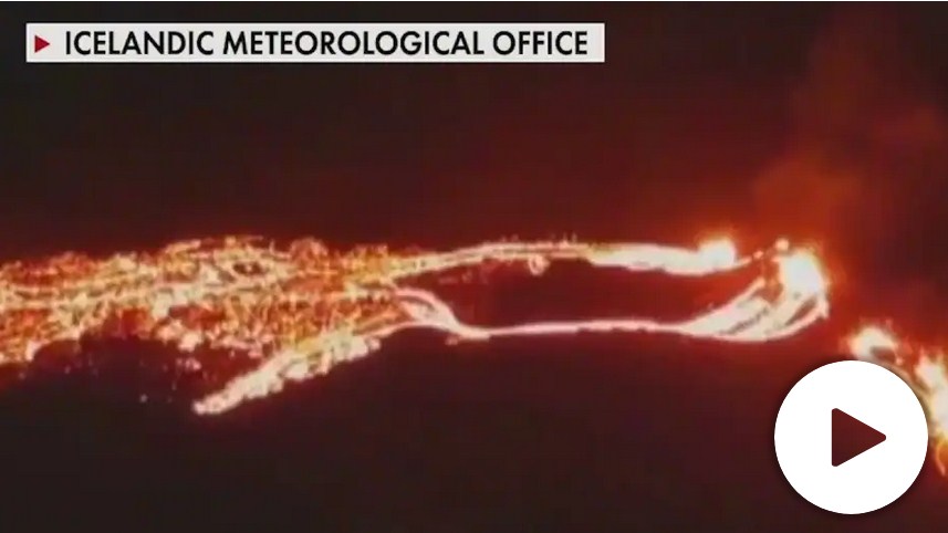 6,000-Years-Old Dormant Volcano in Iceland Erupts Overnight after Several Earthquakes