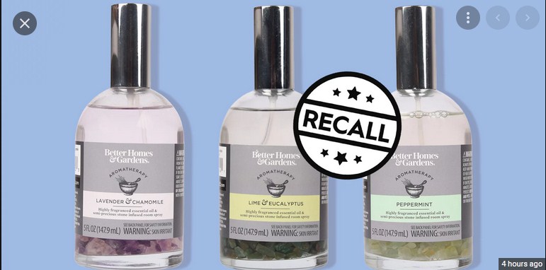 CDC Recalls 3,900 Aromatherapy Sprays for Causing Death and Deadly Disease